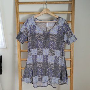 LuLaRoe Patchwork Perfect Tee